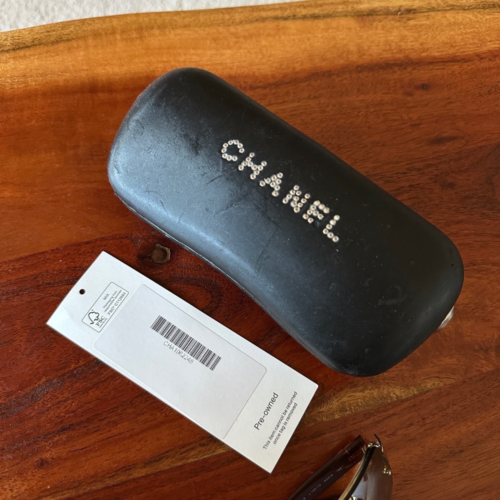 Chanel Brown Gradient Sunglasses - image 3